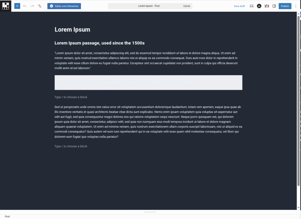 print de tela com fundo de bloco branco